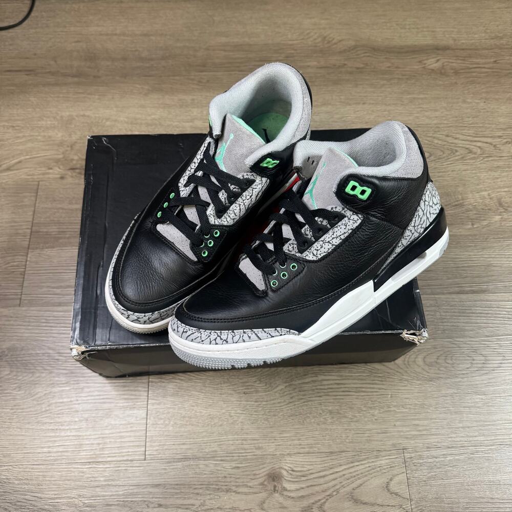 Jordan 3 Retro Green Glow